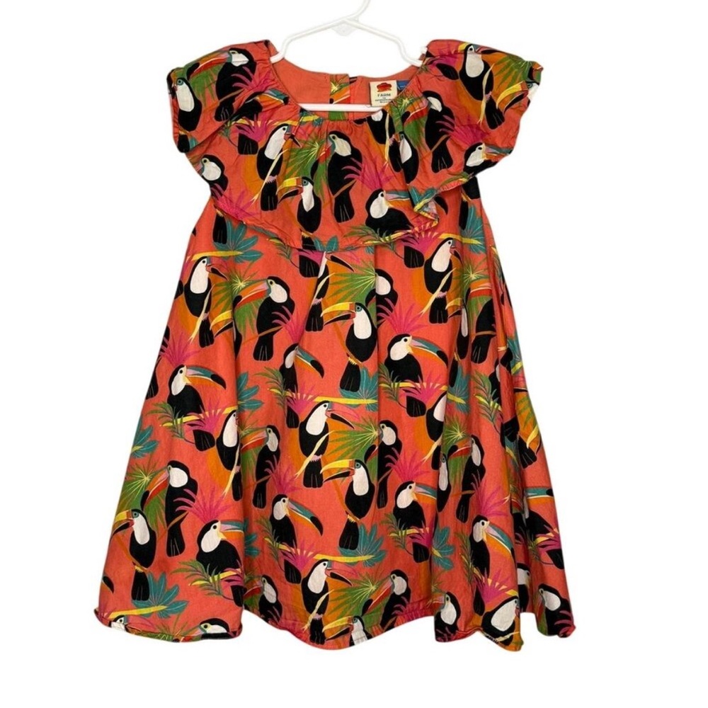 FARM RIO X ANTHRO TOUCAN DRESS